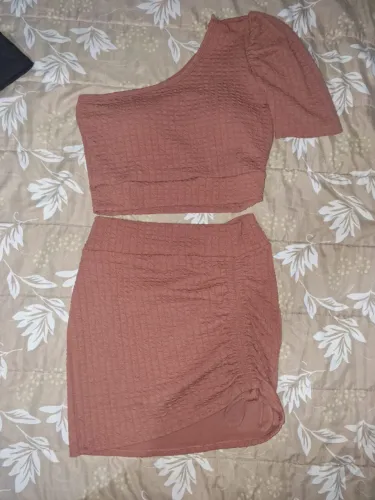 Conjunto Marron Veste M e P