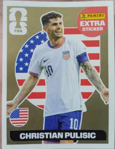Figurinha dourada copa