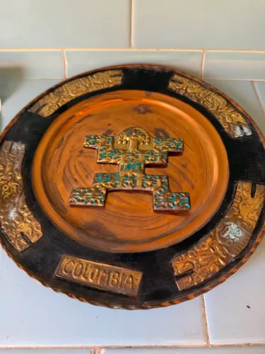 Prato Decorativo Colombiano