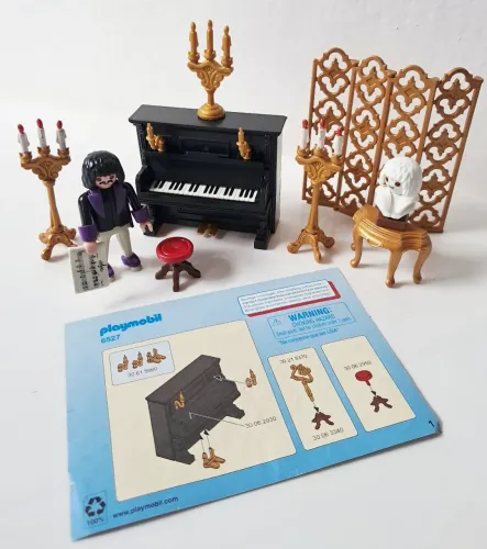 Playmobil Pianista Vitoriano com Acessórios Extra