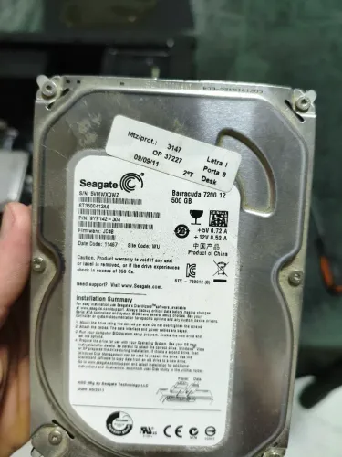 HD Seagate Barracuda 500Gb