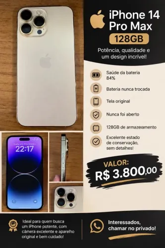 Vende-se iPhone 14 Pro Max