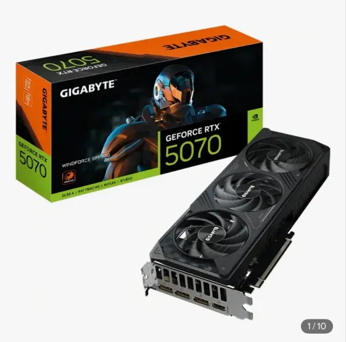 Rtx 5070 nova no plástico com lacre e tudo