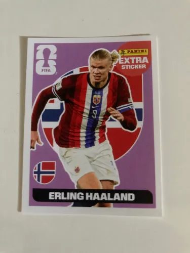 Figurinha Legend Haaland Roxa Copa do Mundo 2026 Extra