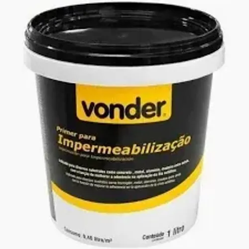 impermeabilizante Primer alfáltico 1L para manta adesivada - Vonder