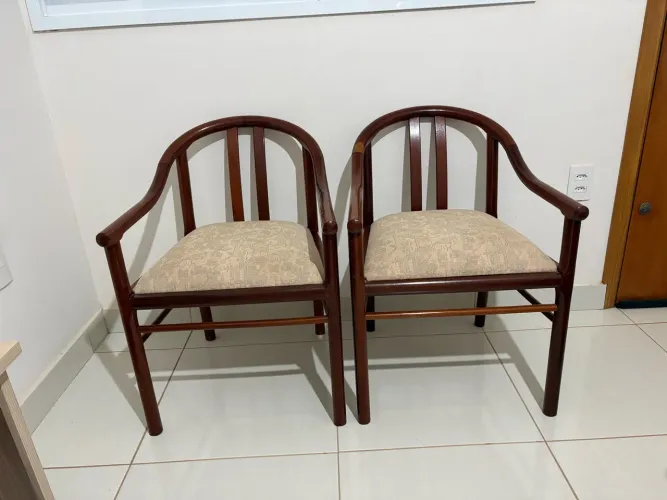 Cadeiras para sala madeira maciça 