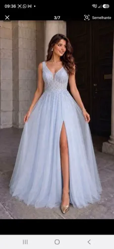 Vestido debutante usado apenas 1 vez. Tam pp