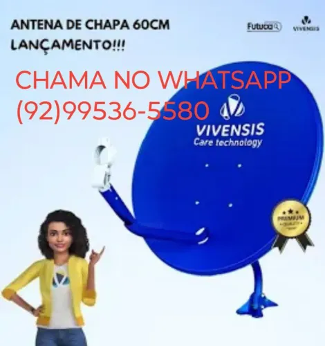 Nova Antena Parabólica+Parabólica lacrada
