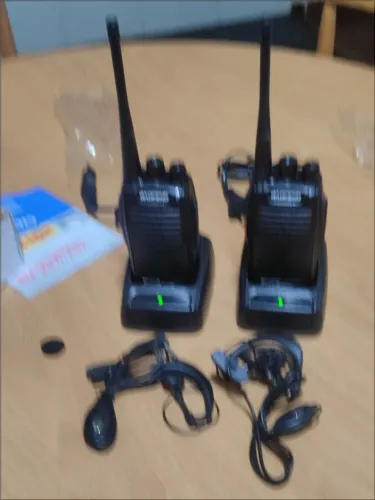 Walkie Talkie Baofeng BF-777S sem fio com fones e 16 canais até 9km Pronta Entrega