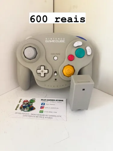Controle original sem fio game cube