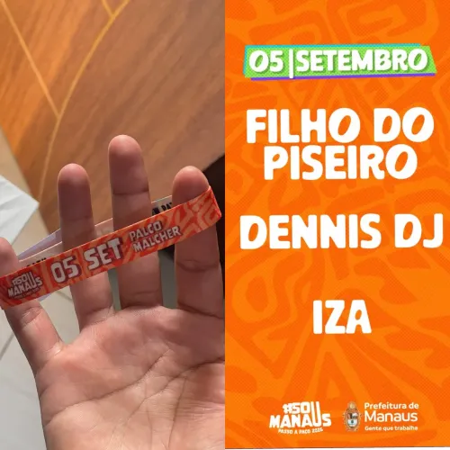 Pulseira Sou Manaus
