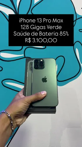 Seminovo: iPhone 13 Pro Max 128GB - Impecável | Loja Física