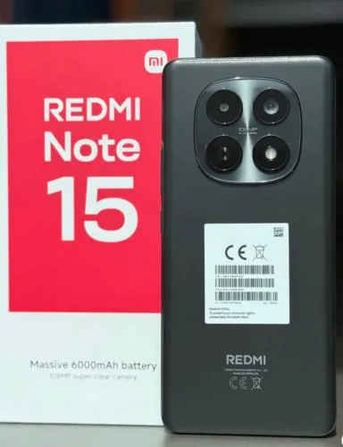 Xiaomi Lançamento - CHEGOOOU Note 15 256/8 4G Preto - Lacrado Original 