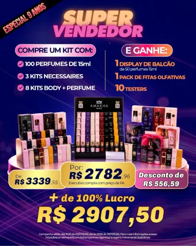 Perfume Kit Super Vendedor