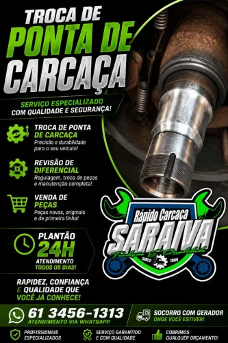Troca de ponta de carcaça
