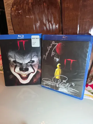 Blu-ray IT autografado