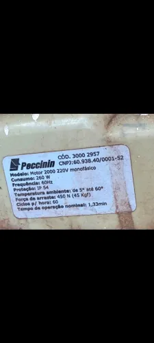 Kit Motor Peccinin basculante.