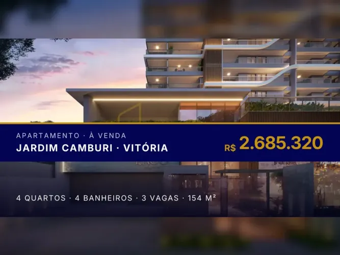 Últimas Unidades: Apartamentos Espetaculares em Jardim Camburi