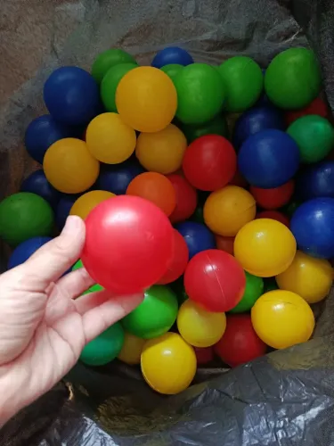 200 BOLINHAS COLORIDAS PISCINA INFANTIL - LOTE