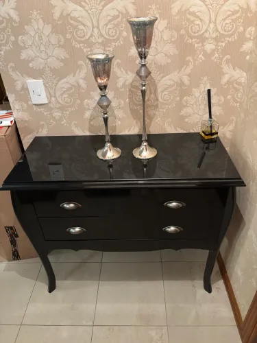 Cômoda Bombê Preta