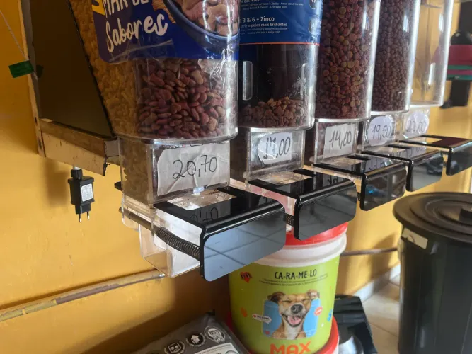 Kit com 5 Dispensers de Ração - NÃO ENTREGO