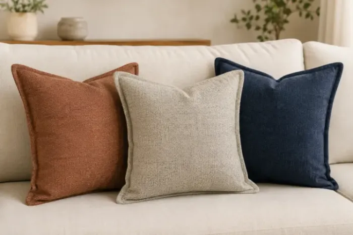 Almofadas em Linho Rústico ? Elegância e Conforto para seu Ambiente