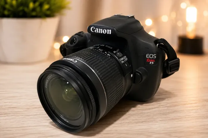 Canon EOS Rebel T5, Lente Canon EF-S 18-55mm