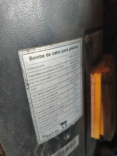 Aquecedor de piscina até 62 mil litros