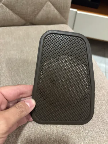 Par de telas do auto falante painel satélite marrom