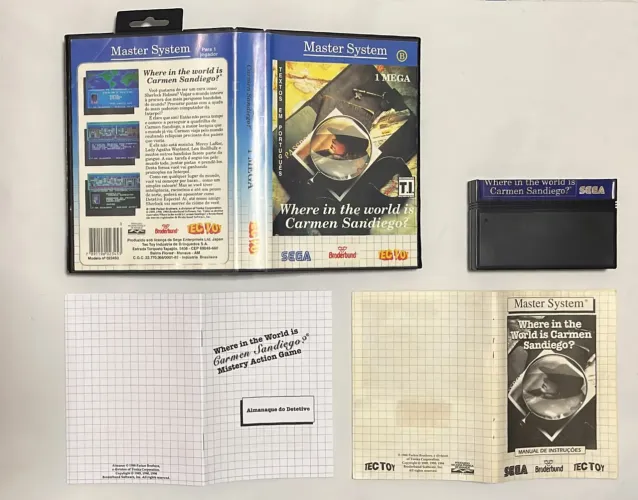 Master System Tec Toy Sega Carmen Sandiego