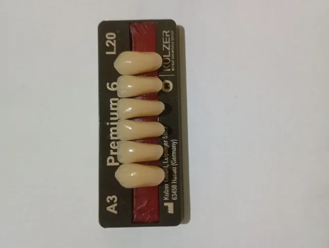 Placa de dentes acrílicos A3 L20