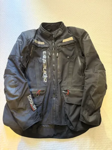 Jaqueta Alpinestars Bogota Pro Drystar Impermeável Preto