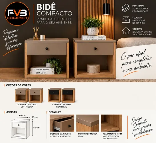 Conjunto Bidê Modernos 
