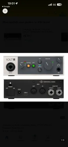 Volt 1 1-in/2-out USB 2.0 Audio Interface