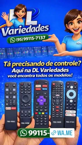 Controle remoto para tvs diversas marcas 
