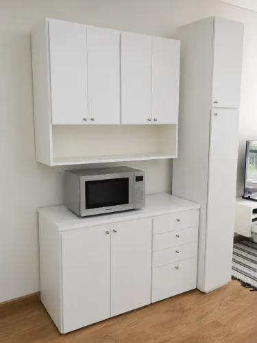 Jogo de Ármario de Cozinha Branco