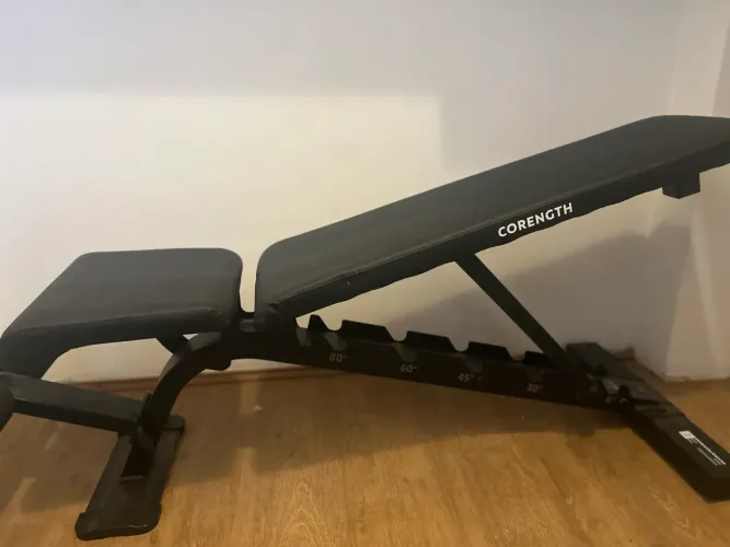 Banco reforçado de Musculação Inclinável/Reclinável