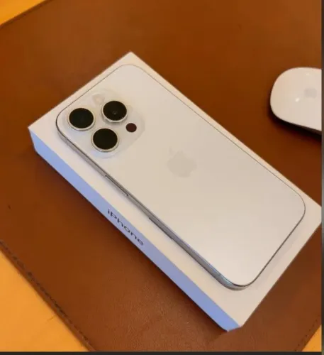 iPhone 15 Pro titânio Branco 128GB 6 meses de garantia