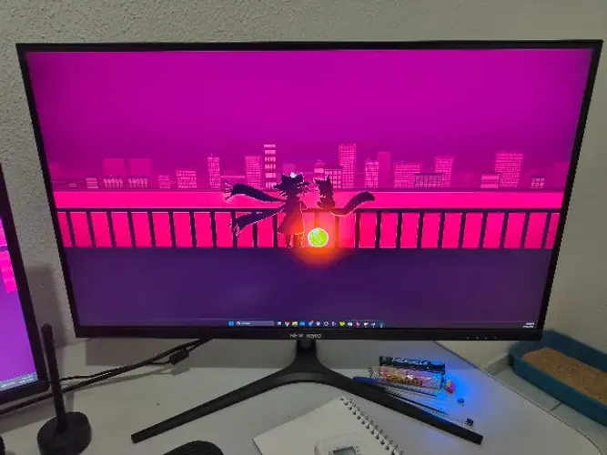 Monitor Gamer New Hero Titan 27 Ips Qhd 2k 165hz Hdmi E Dp Preto