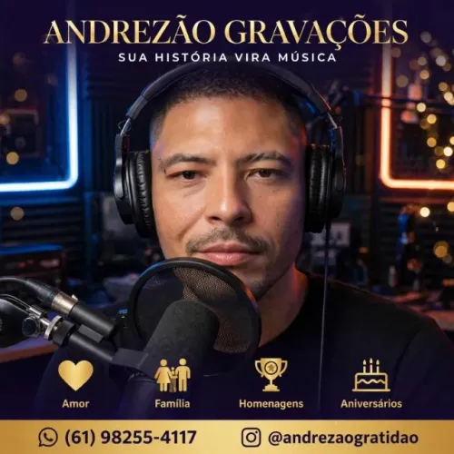 Músicas personalizadas, sua história vira música!