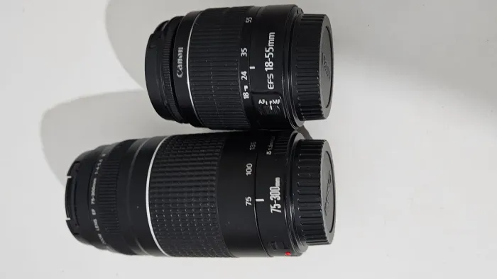 Lentes Canon - 18-55mm + 75-300mm 