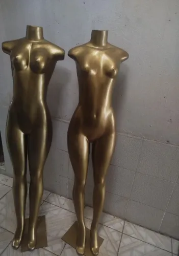 MANEQUINS FEMININOS DOURADOS - PERFEITOS PARA LOJA
