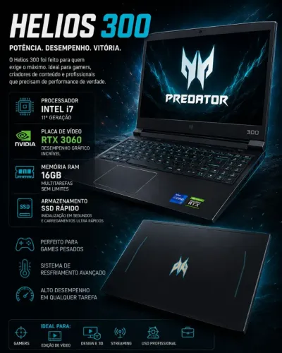 Notebook Gamer Hélios 300