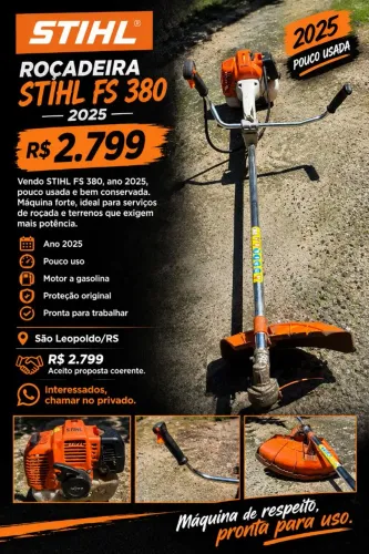 ROÇADEIRA STIHL FS 380 - 2025