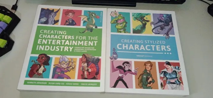Livros de character design - desenho de personagem - Inglês