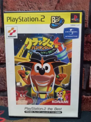 JOGO CRASH BANDICOOT 4 JP THE BEST PS2 JP ORIGINAL COMPLETO