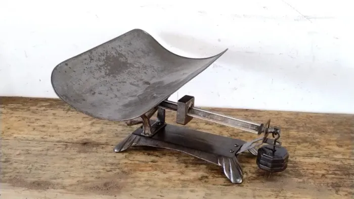 Balança Antiga Farmácia Pediatra Made In Usa 1940-1950