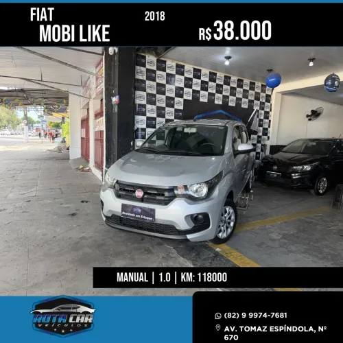 Fiat Mobi Like 1.0 Fire Flex 5P. 2018