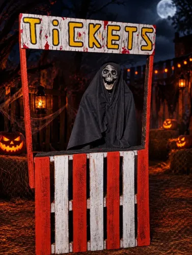Aluguel bilheteria halloween