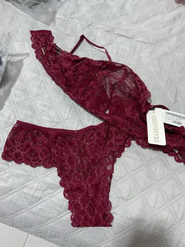 Conjunto Lingerie High Neck+ - Diamantes